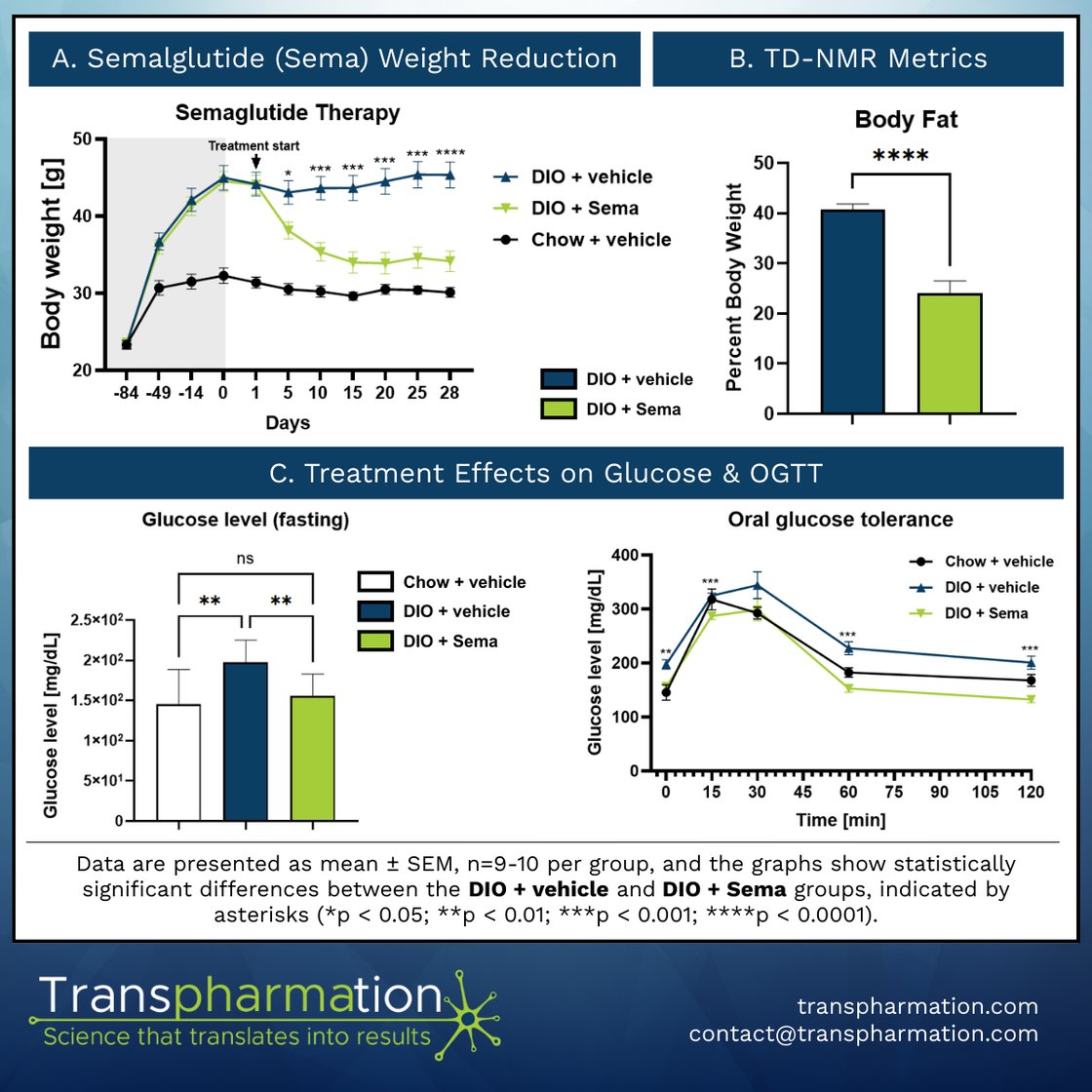 Semaglutide therapy results